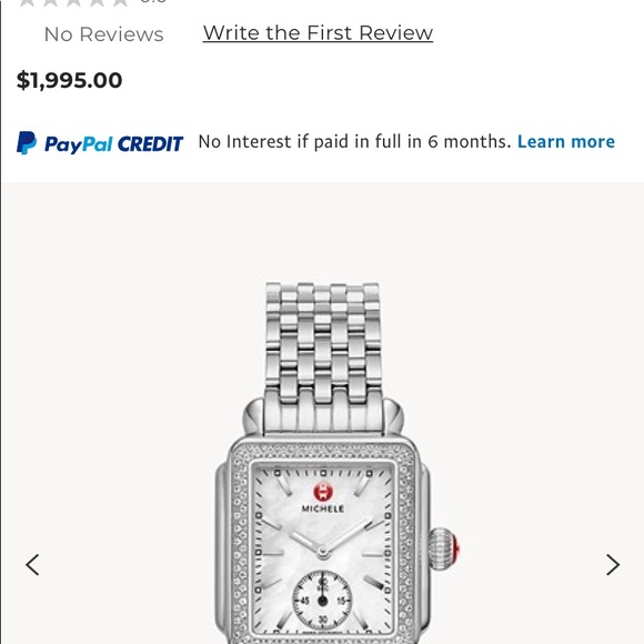 Used Michele Watch (battery needed) main image 4